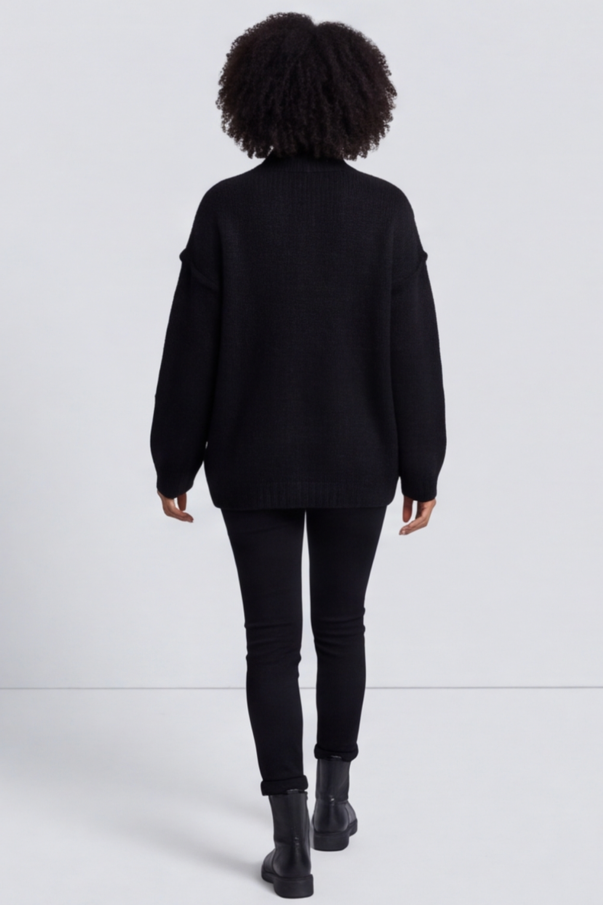 Jonie Knitted Jumper Black