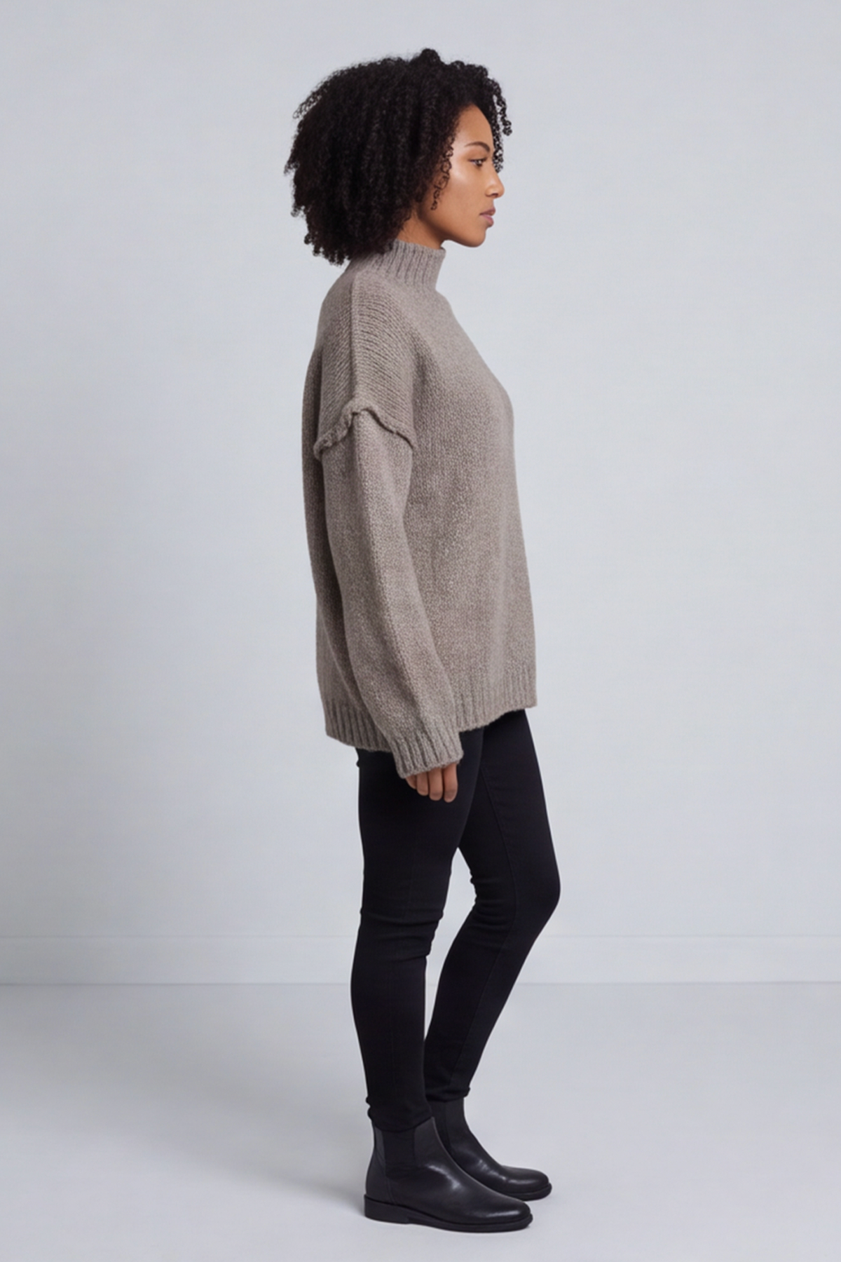 Jonie Knitted Jumper Mocha