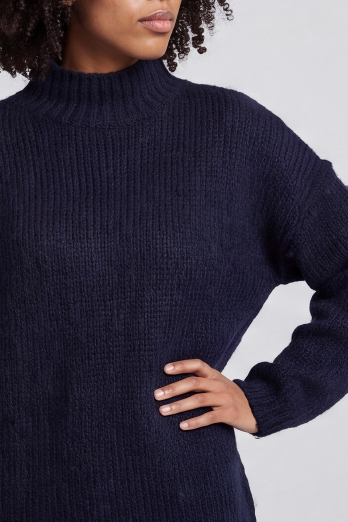 Jonie Knitted Jumper Navy