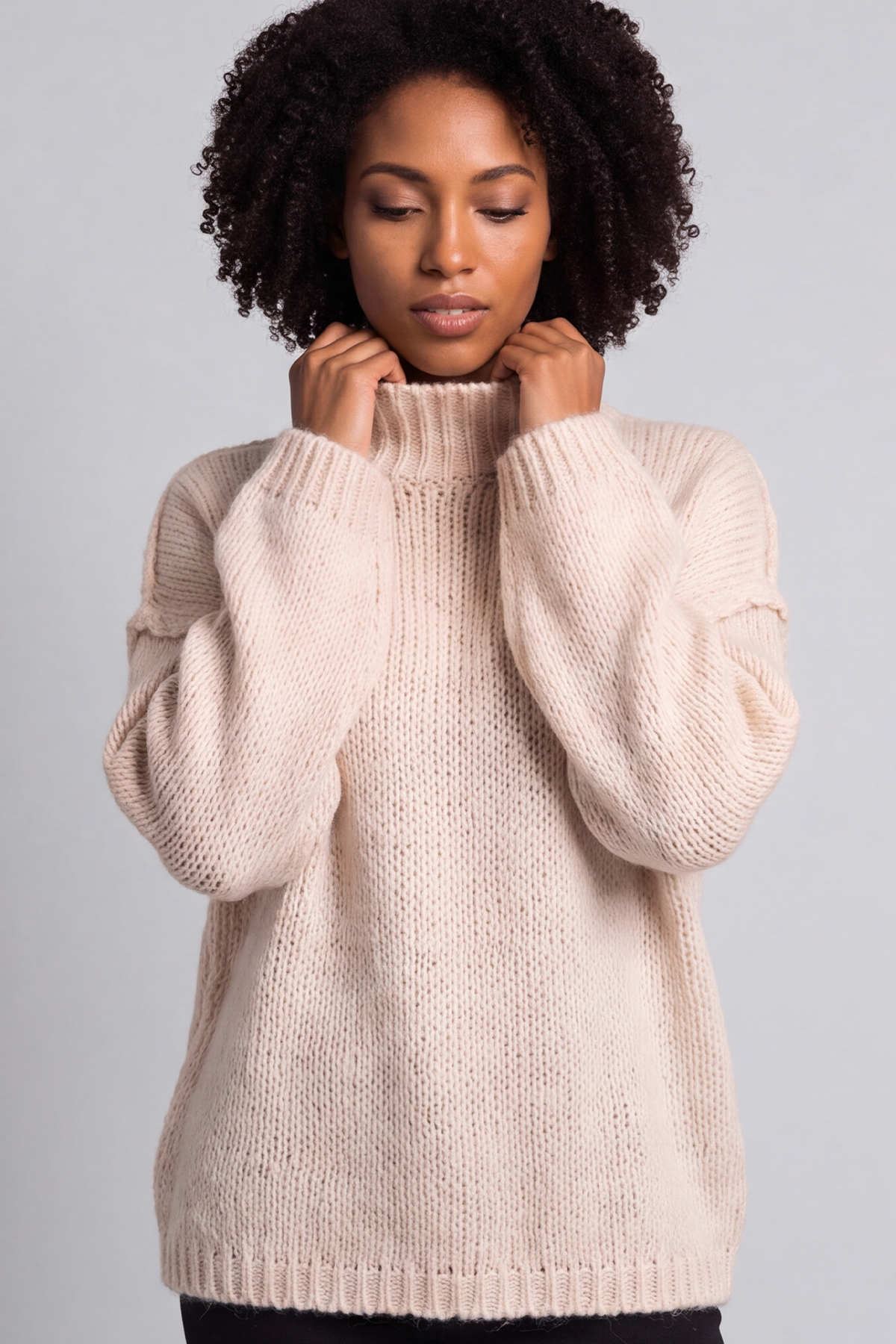 Jonie Knitted Jumper Pink