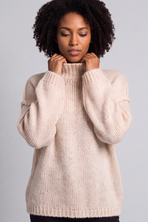 Jonie Knitted Jumper Pink - Image 1