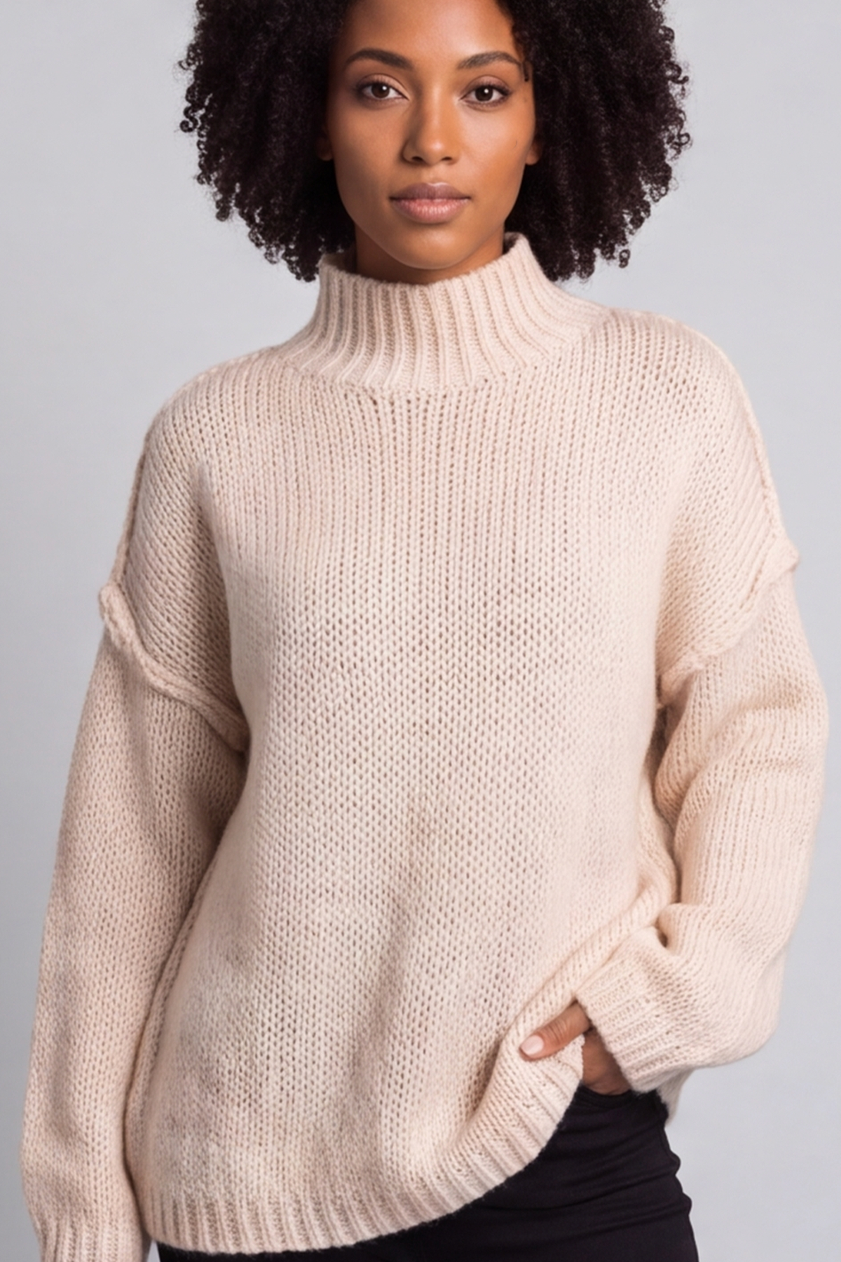 Jonie Knitted Jumper Pink