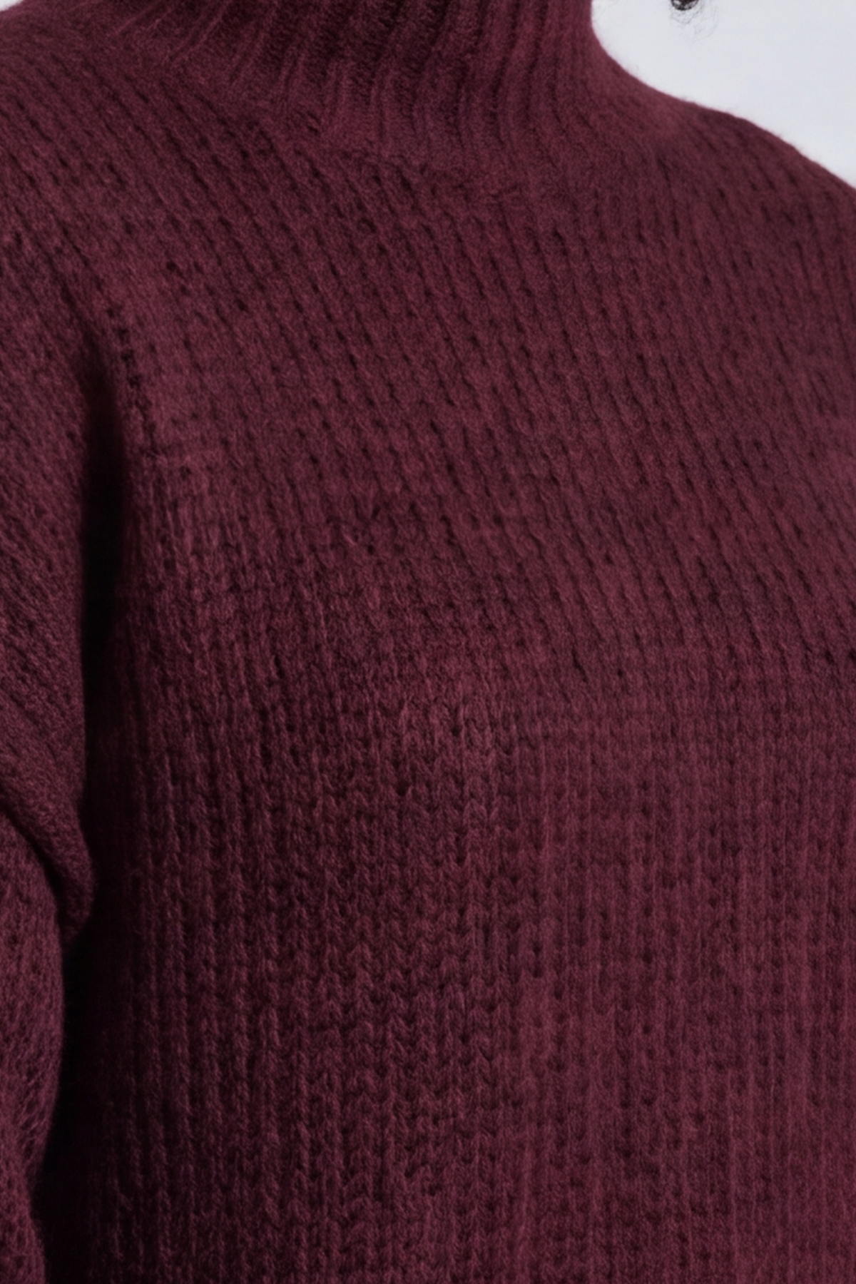 Jonie Knitted Jumper Wine
