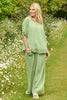 Elana Cotton Trousers Green