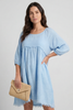 Kadenzia Cotton Tunic Light Blue