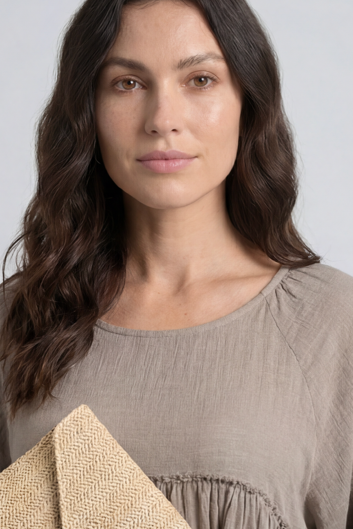 Kadenzia Cotton Tunic Mocha