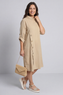 Kevina Cowl Needlecord Tunic Camel