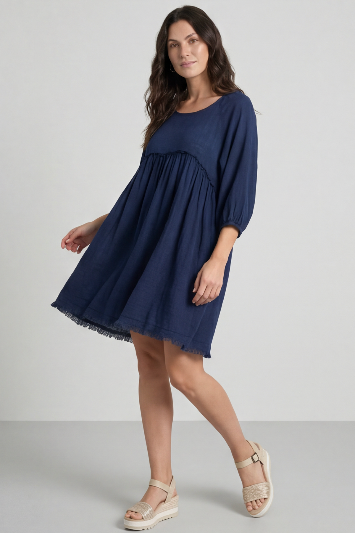 Kadenzia Cotton Tunic Navy