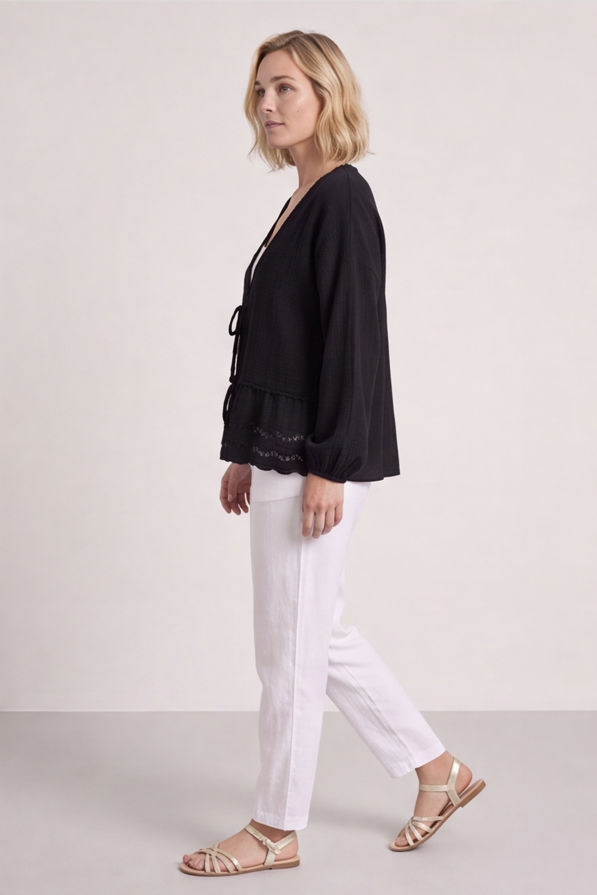 Kalkan Crinkle Cotton Jacket Black