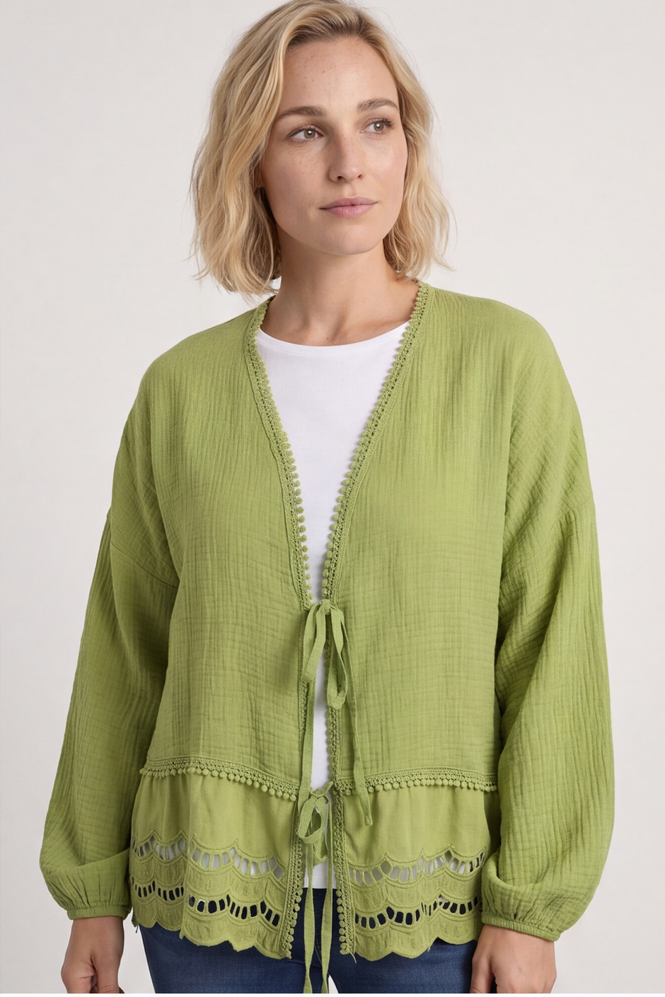 Kalkan Crinkle Cotton Jacket Olive