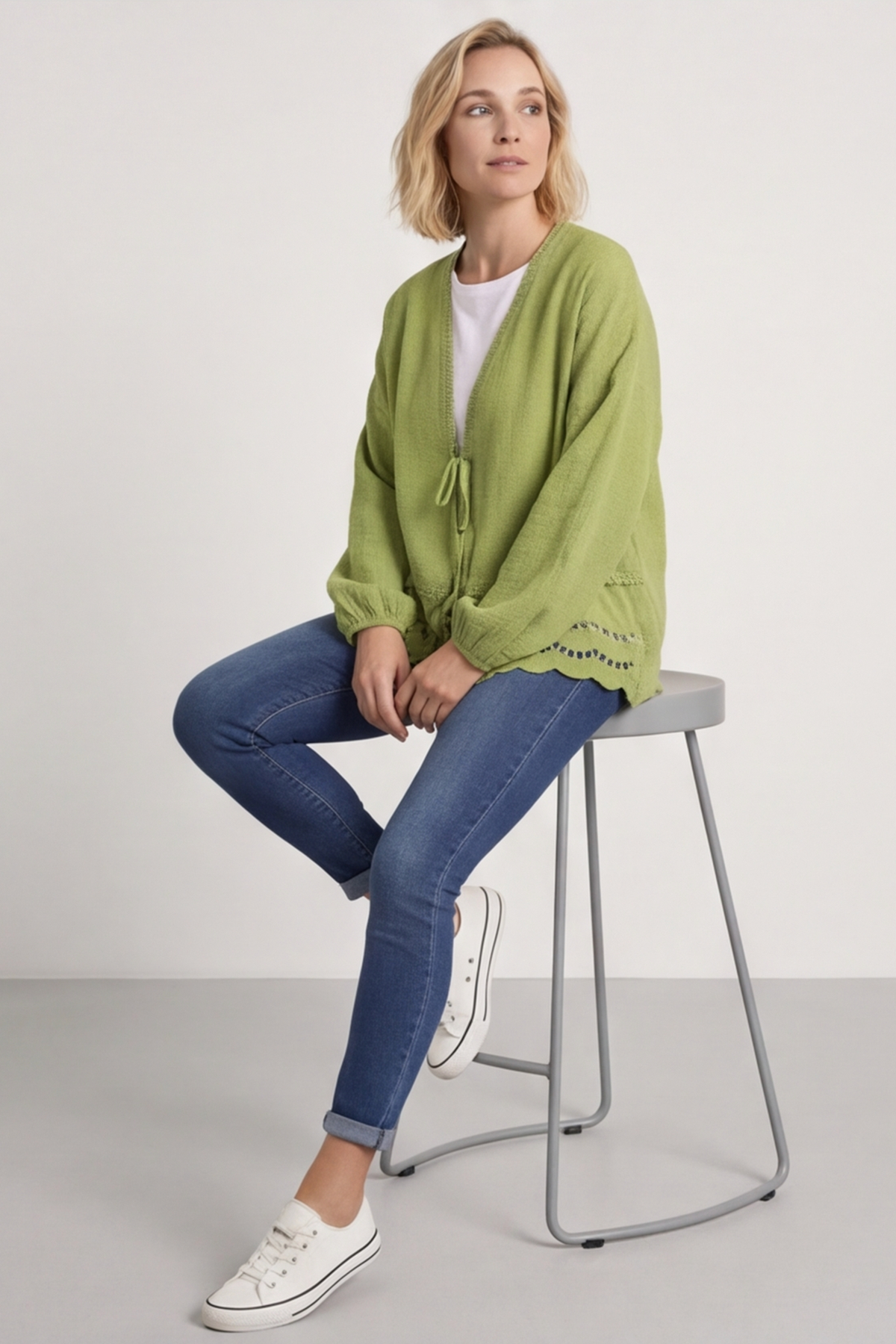 Kalkan Crinkle Cotton Jacket Olive