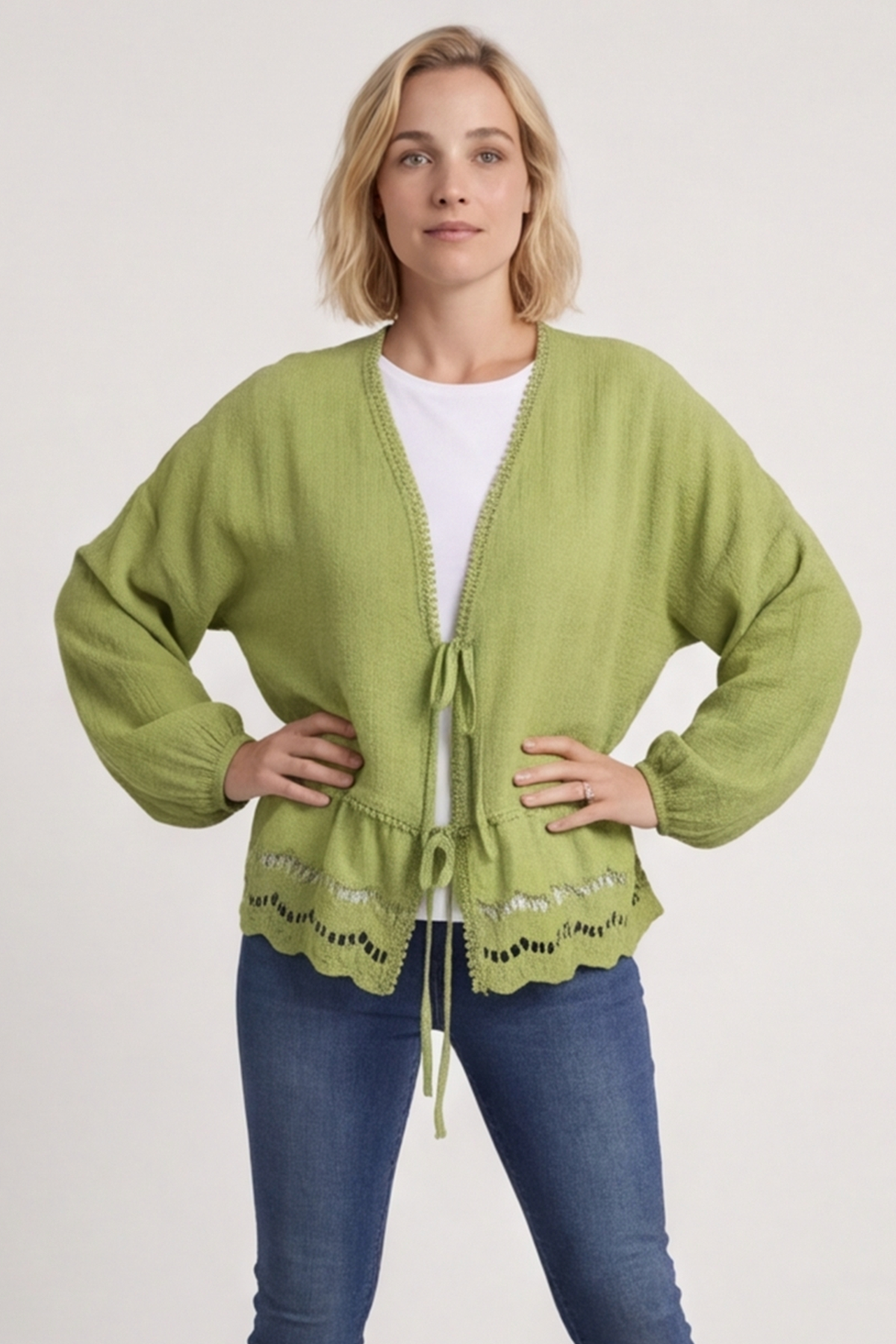 Kalkan Crinkle Cotton Jacket Olive