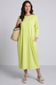 Kayleigh Long Sleeve Cotton Dress Yellow