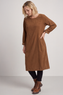 Kiana Needlecord Dress Nutmeg