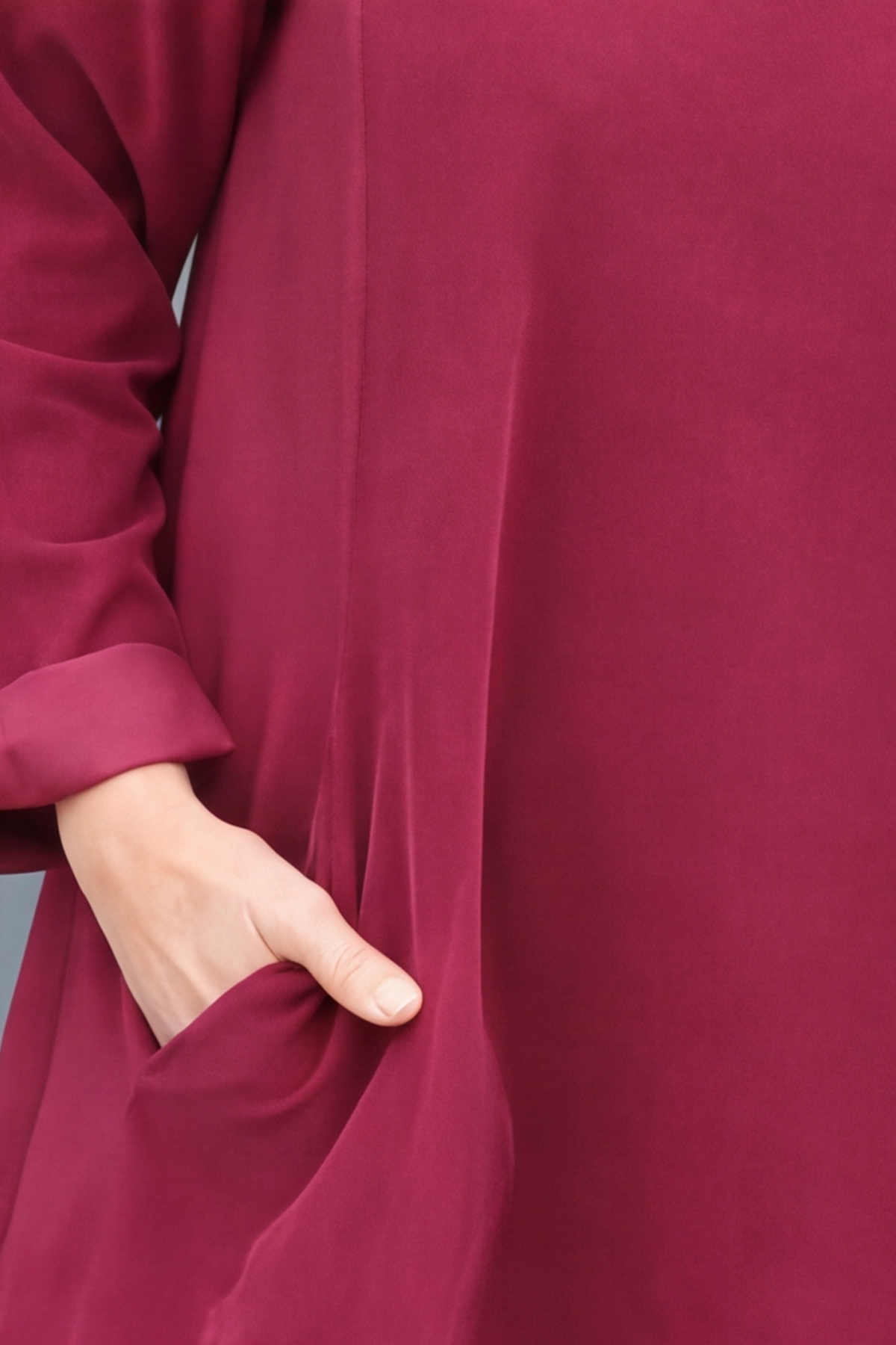 Kiana Needlecord Dress Wine