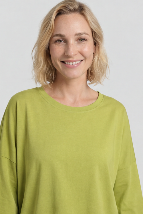 Kirby Cotton Top Olive - Image 2