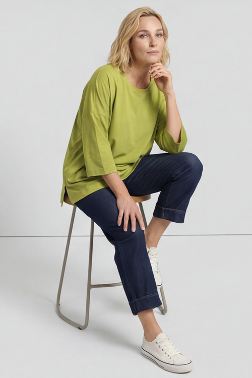 Kirby Cotton Top Olive - Image 1