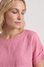 Kyrie Linen Pink Top