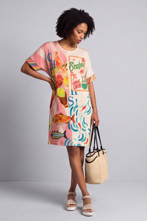 Phaedra V Neck Shimmer Dress - Image 6