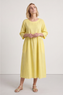 Linette Linen Dress Yellow