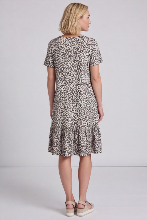 Ava White Print Dress - Image 6