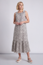 Ava White Print Dress White - Ava White Print Dress