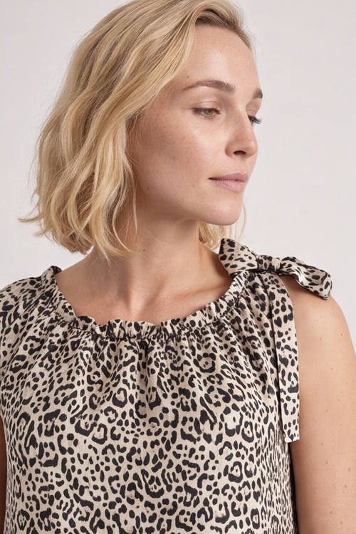 Ava Stone Print Dress - Image 3