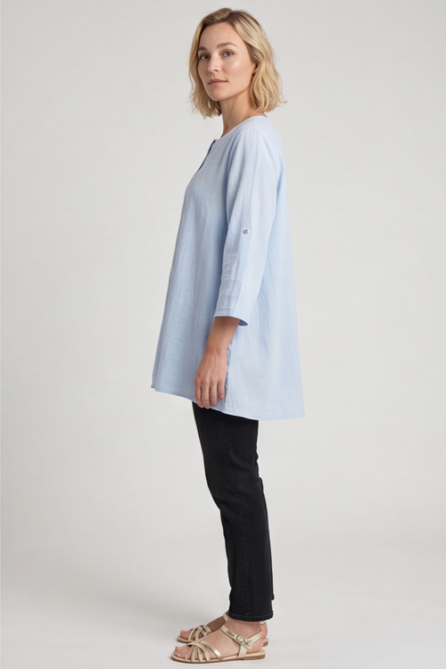 Florence Pocket Blue Tunic - Image 4