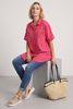 Lily Linen Shirt Hot Pink