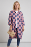 Lita Spot Print Cotton Shirt Pink