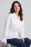 Liyana Lace Detail Shirt White