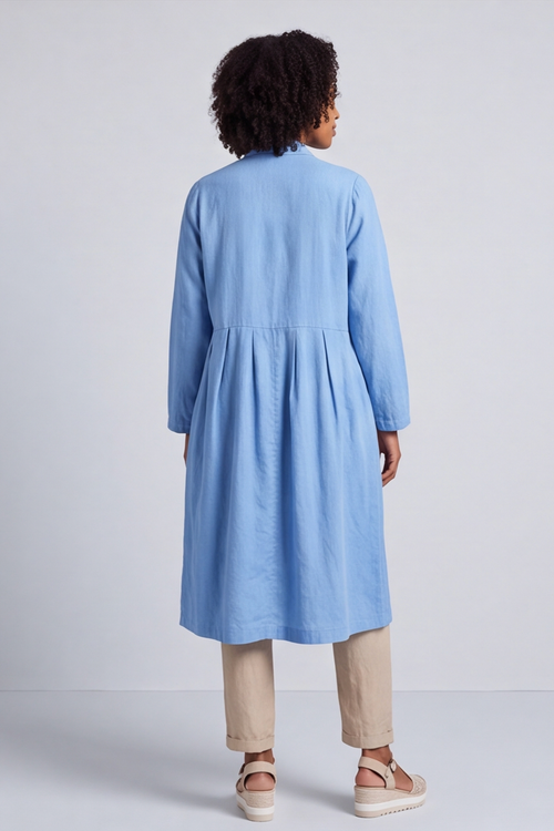 Kapri Linen Blue Jacket - Image 7