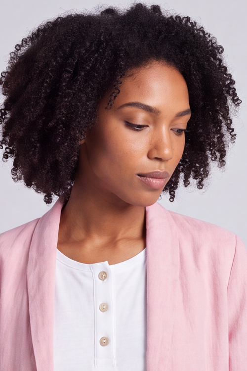 Kapri Linen Pink Jacket - Image 5