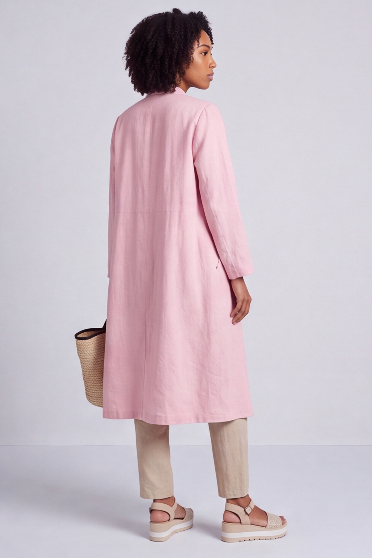 Kapri Linen Pink Jacket