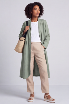 Kapri Linen Sage Jacket