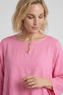 Loriella Keyhole Linen Top Fuchsia
