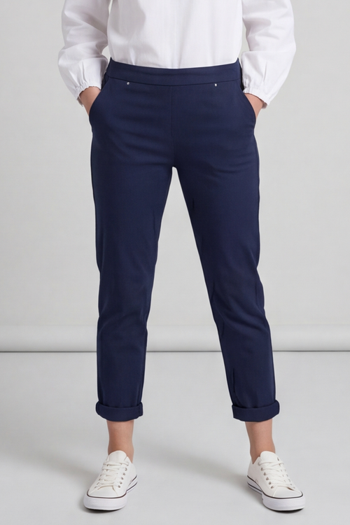 Lorinda Trousers Navy - Image 2