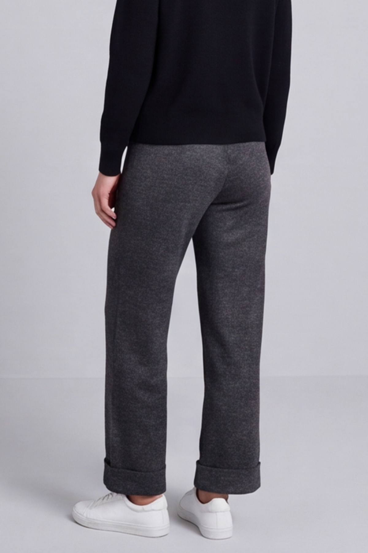 Louisa Trousers Marl Charcoal
