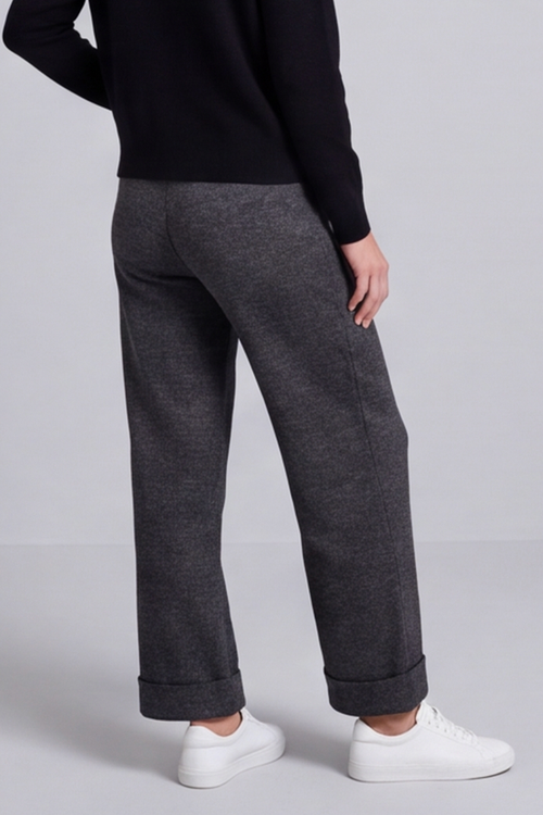 Louisa Trousers Marl Charcoal - Image 3