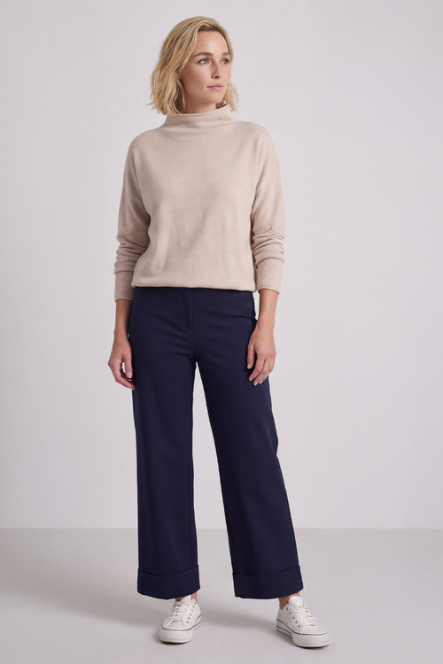 Louisa Trousers Navy - Image 3