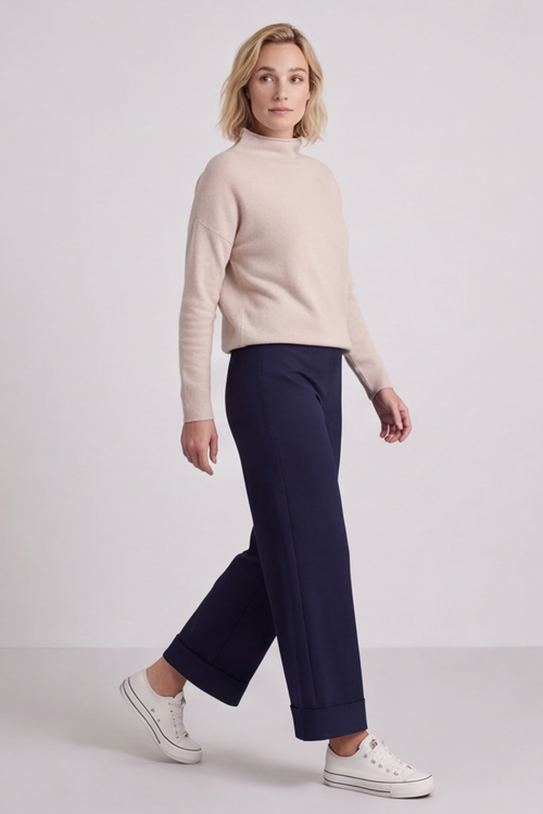 Louisa Trousers Navy - Image 4