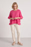 Allena Frill Top Fuschia