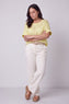 Kyrie Linen Yellow Top