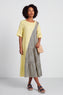 Rosa Stripe Yellow Linen Dress