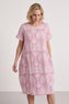 Annalise Print Cotton Pink Dress