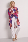 Macie Ink Print Shirt Purple