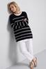 Maddison Stripe Knitted Jumper Black