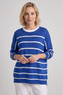 Maddison Stripe Knitted Jumper Cobalt