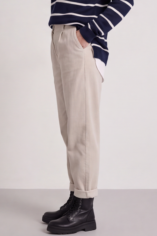 Maddison Stripe Knitted Jumper Navy - Image 3