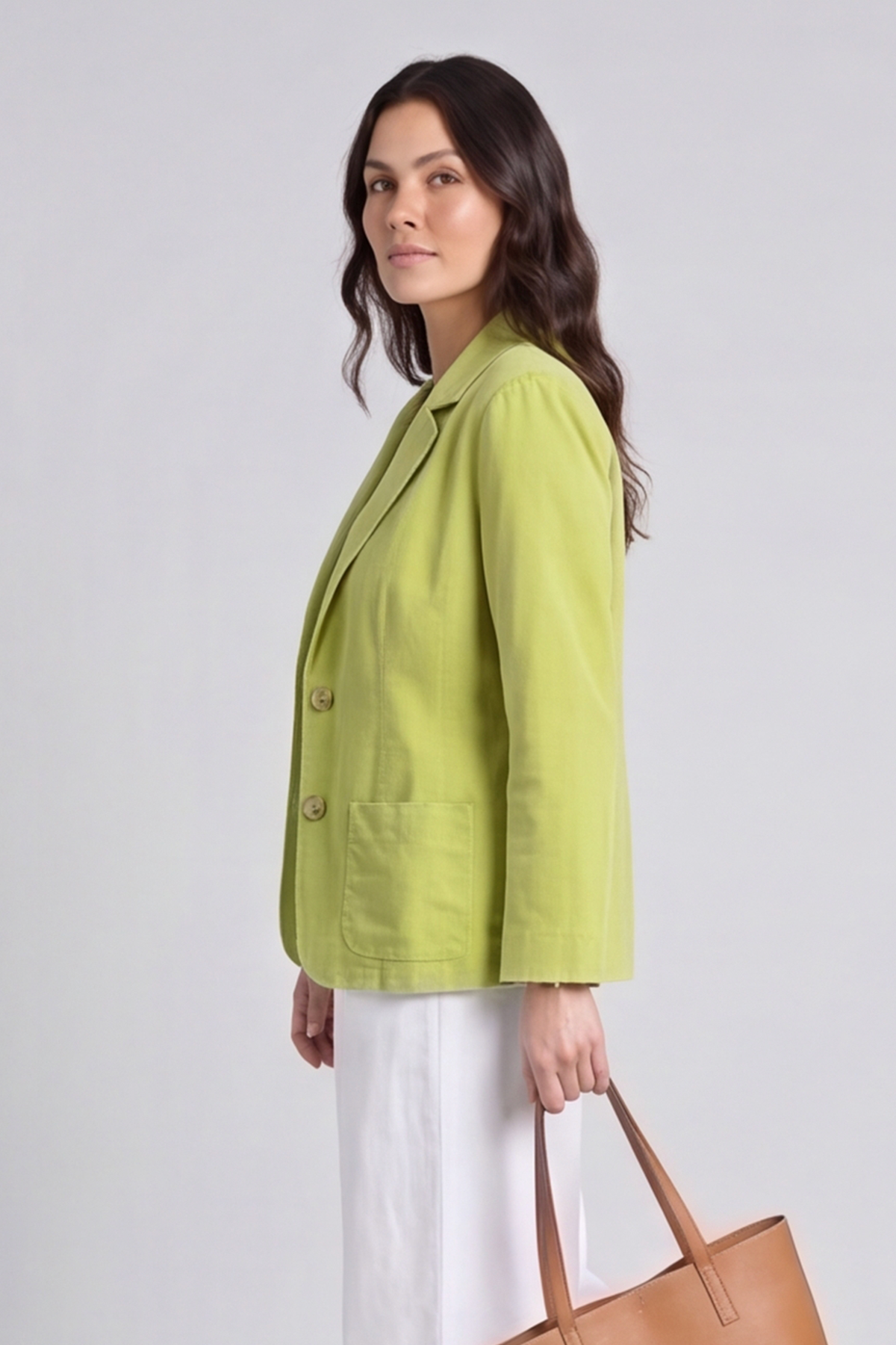 Marina Needlecord Jacket Green